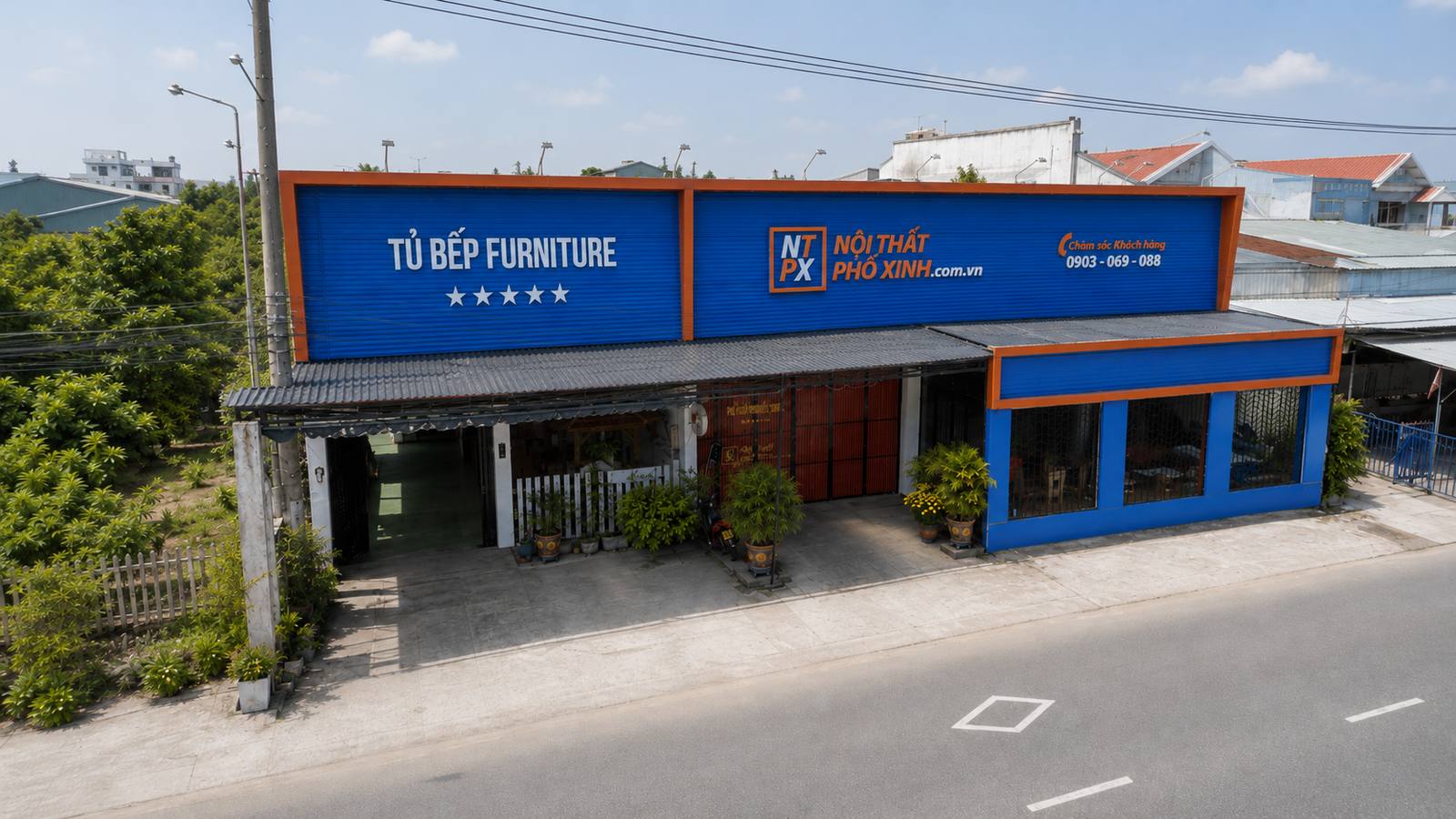 Showroom Tủ Bếp Furniture – TBF, góc trái